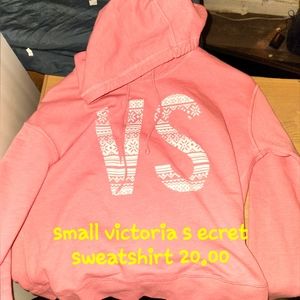 Small victoria  secret zip up hoodie